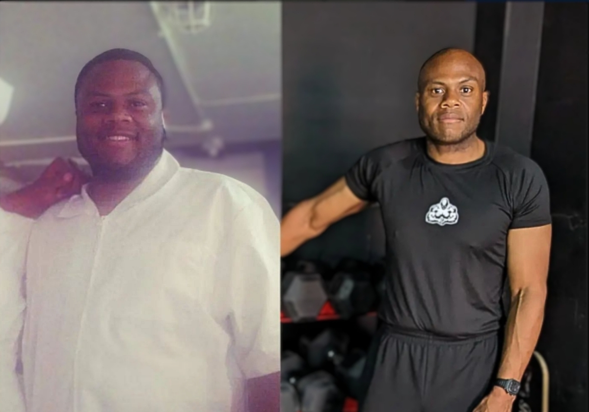 Before and After of Jason Johnson